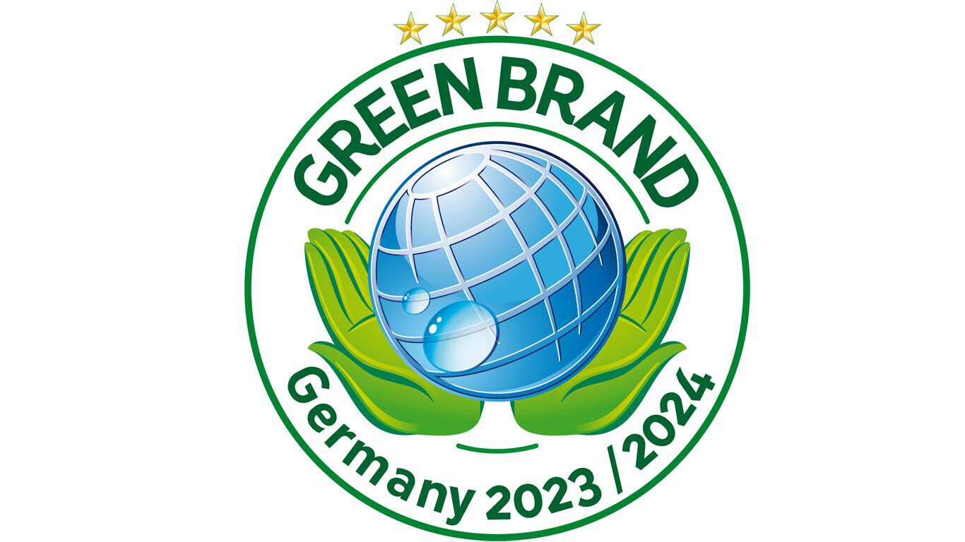 Groen merklogo Duitsland 2023&amp;2024